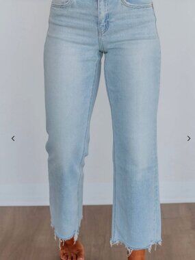 NWT Vervet Aileeah High Rise Slim Wide Leg Jeans - Size 27